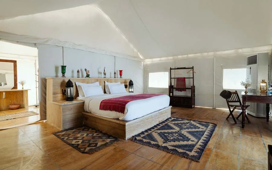 Luxury Tented Suite view — The Kafila Desert Camp, Jaisalmer