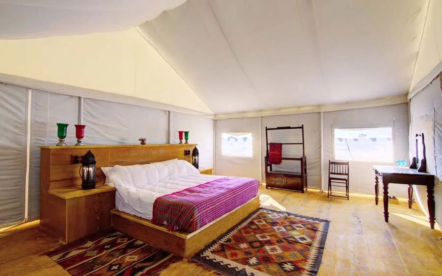 Tented suite detail — The Kafila Desert Camp, Jaisalmer