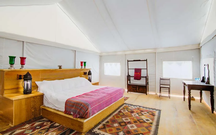 Tented suite detail — The Kafila Desert Camp, Jaisalmer