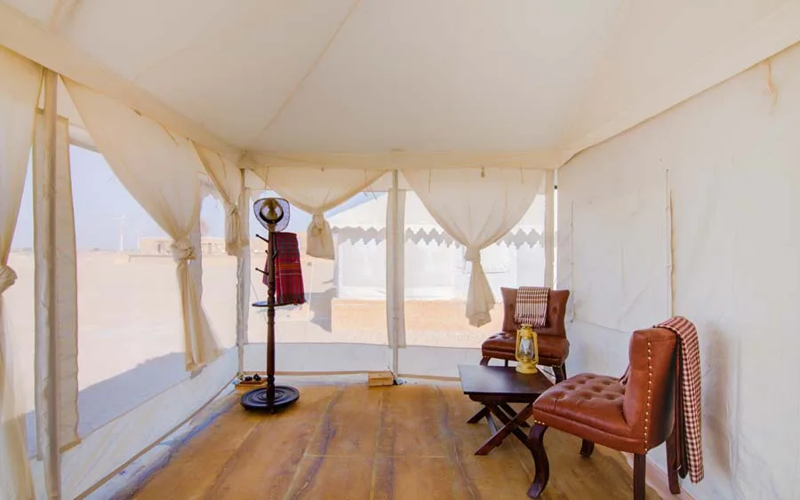 Tented suite detail — The Kafila Desert Camp, Jaisalmer